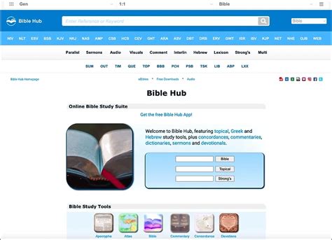 buble hub|biblehub.net.